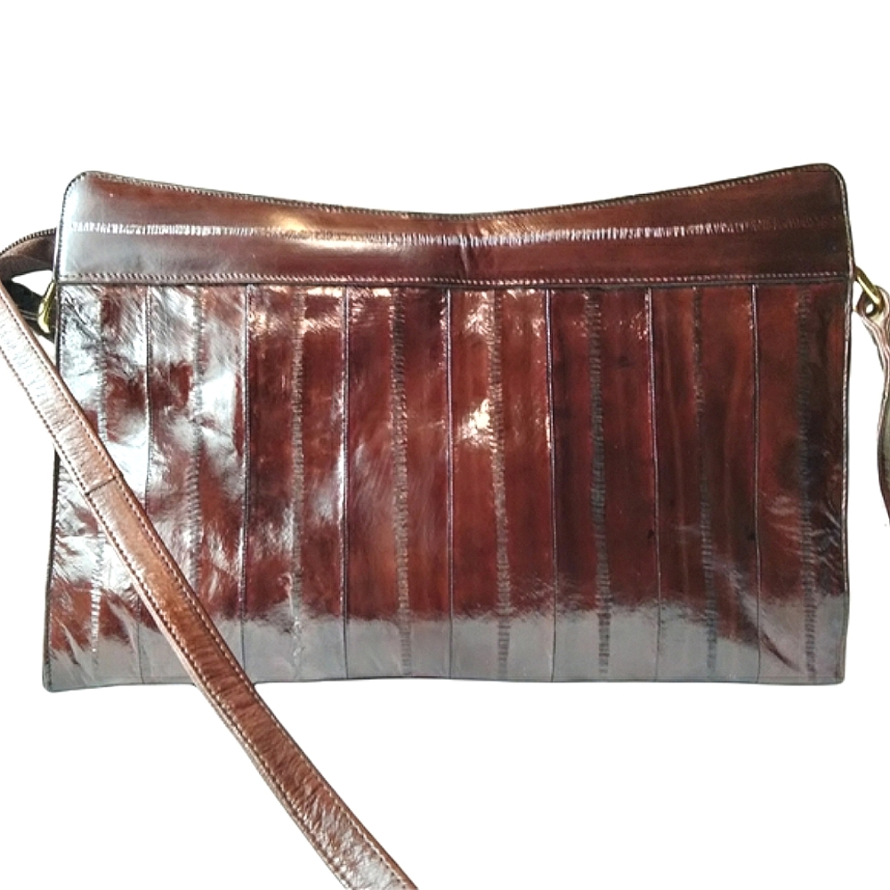 Eel Skin Shoulder Bag